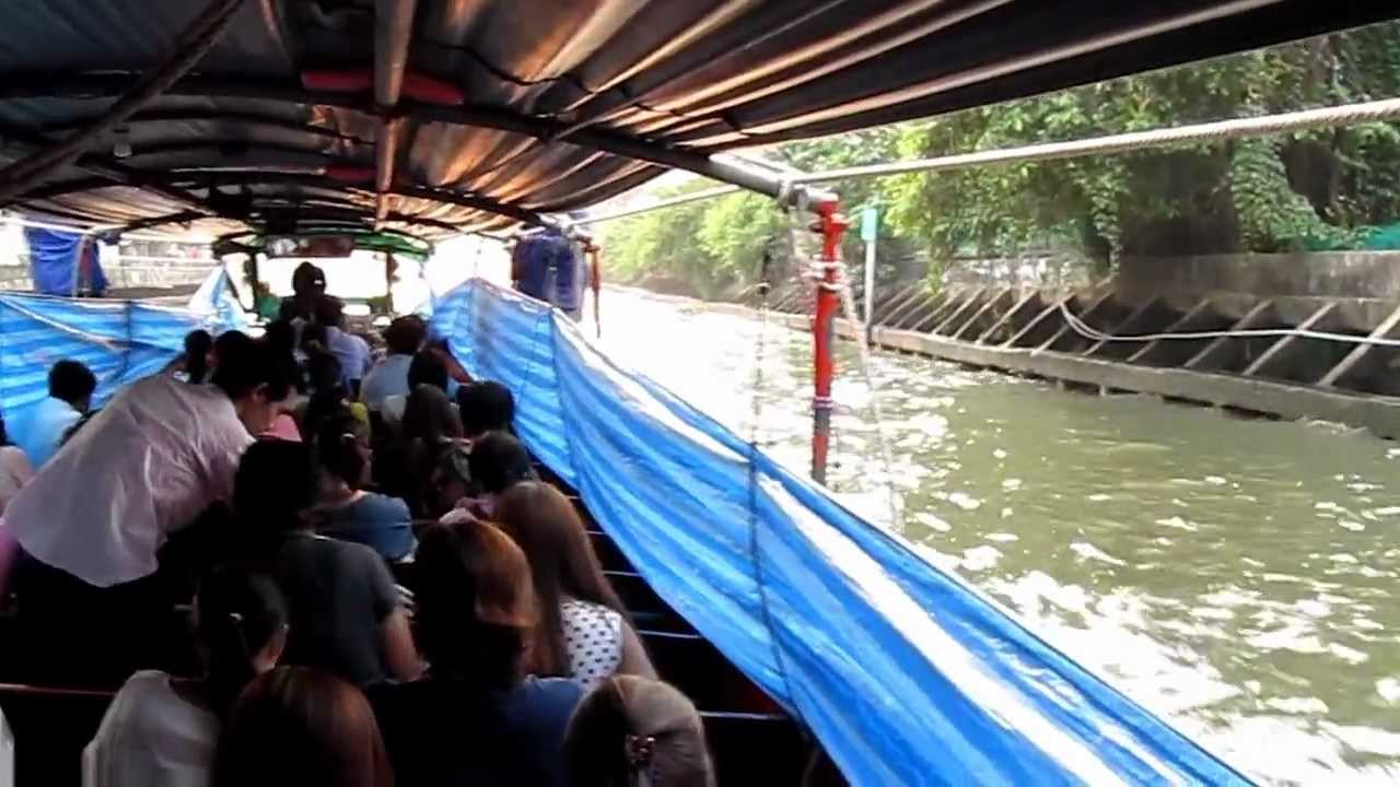 Klong (Canal) Boat Bus - Bangkok Thailand